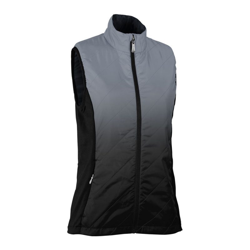 213818 WMN GRADIENT VEST BLK CDT