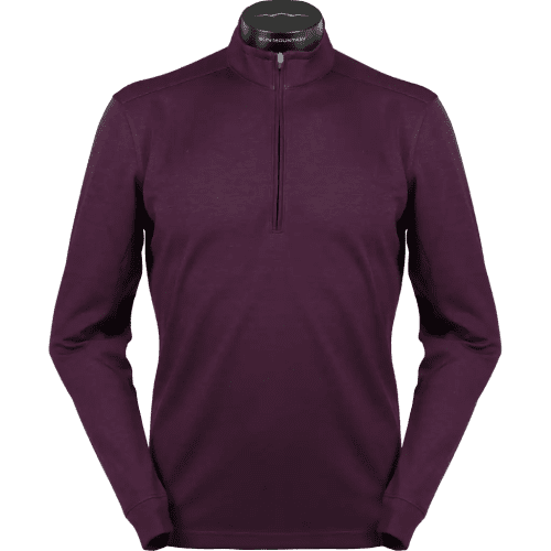 214150BRETT MENS PLUM FRONT