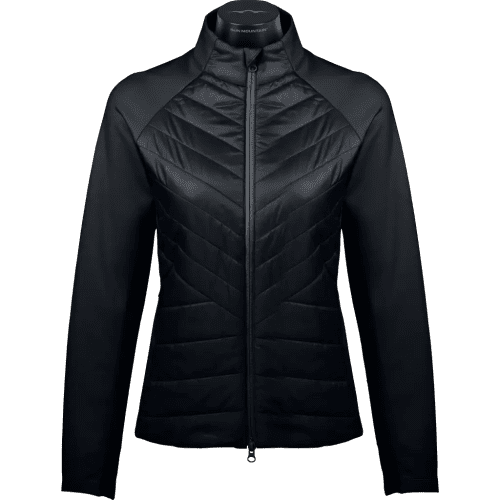 214268ARIA WOMENS JACKET BLACK FRONT