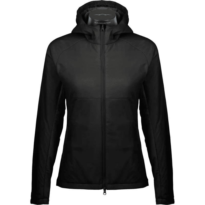 214316COLTER III WOMENS JACKET BLACK FRONT