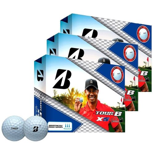 Bridgestone TourB XS Tiger Woods Golf Balls Three Dozen