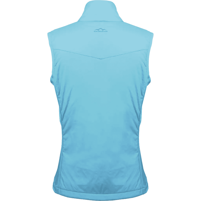 COLTER III WOMENS VEST SKYBLUE BACK