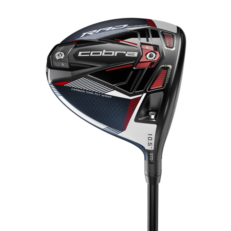 Cobra 2021 RADSPEED Men's Golf Driver - Red/Matte Peacoat