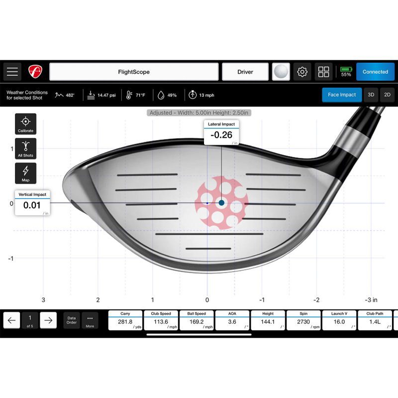 FlightScope Face Impact 2