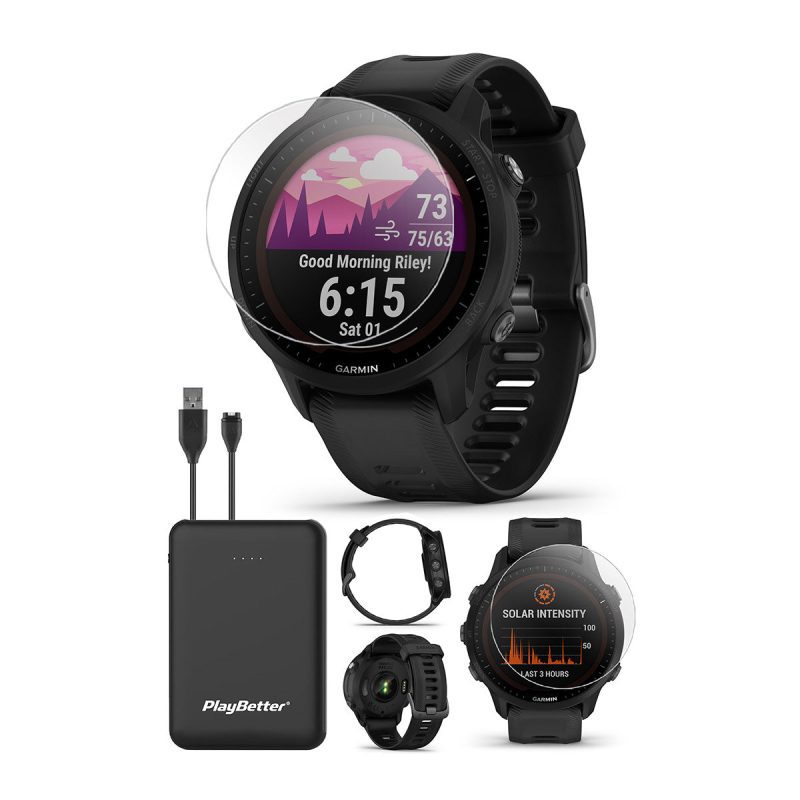 Forerunner955 Solar Black Bundle