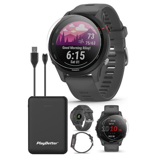 GARMINFORERUNNER255SLATEGRAYBUNDLE