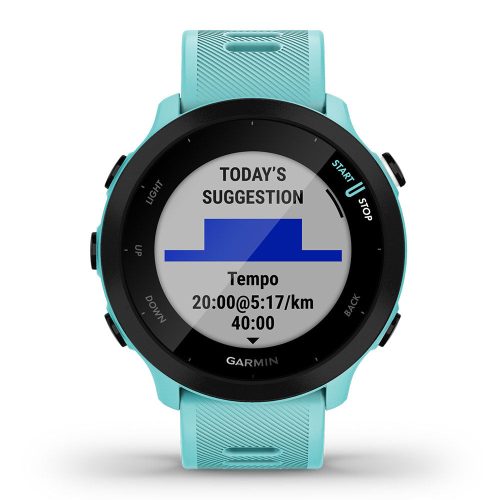 Garmin Forerunner 55 GPS Running Watch Aqua 2