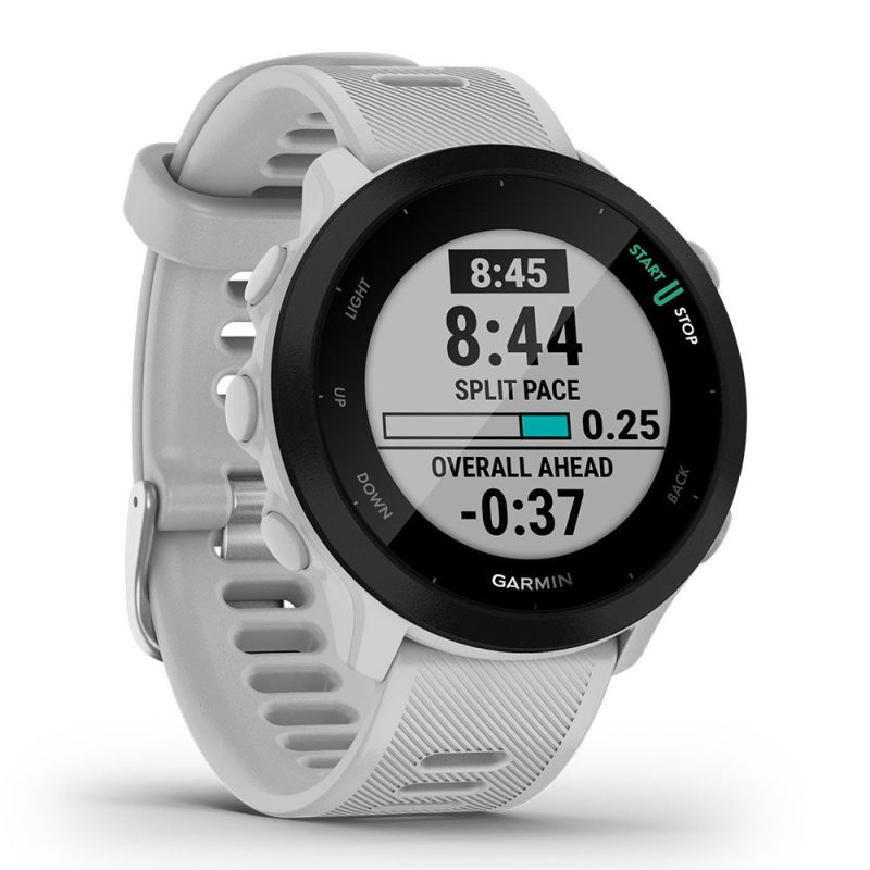 Garmin Forerunner 55 GPS Running Watch White 3