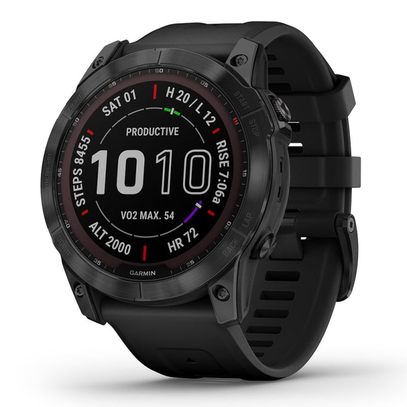 Garmin fenix 7x Sapphire Solar Black DLC 1