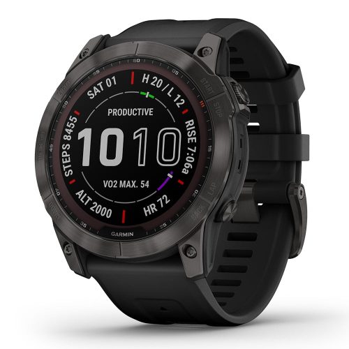 Garmin fenix 7x Sapphire Solar CarbonGray 1