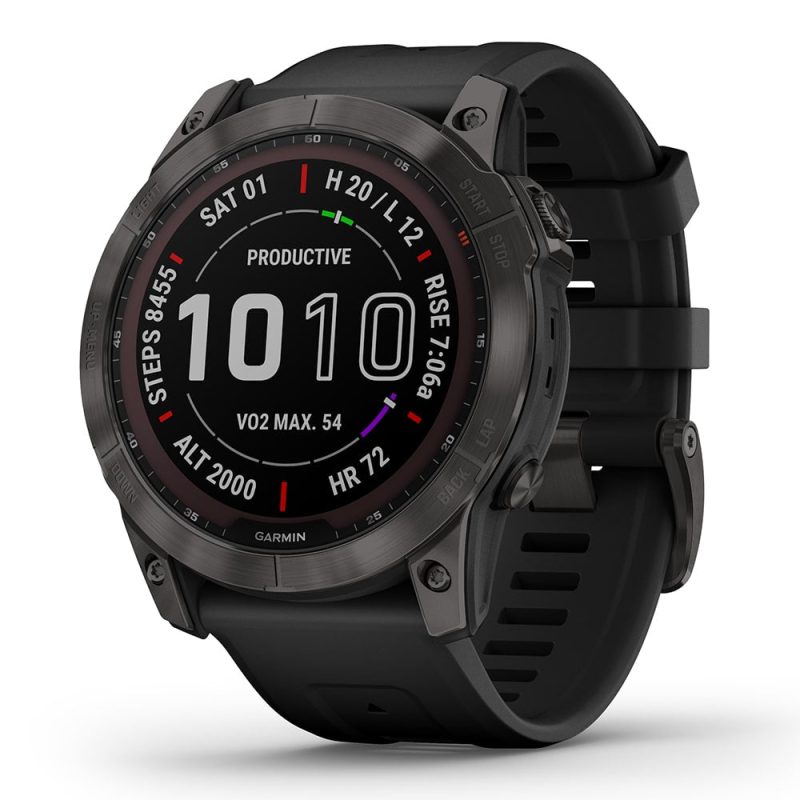 Garmin fenix 7x Sapphire Solar CarbonGray 1