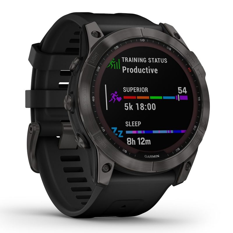 Garmin fenix 7x Sapphire Solar CarbonGray 3