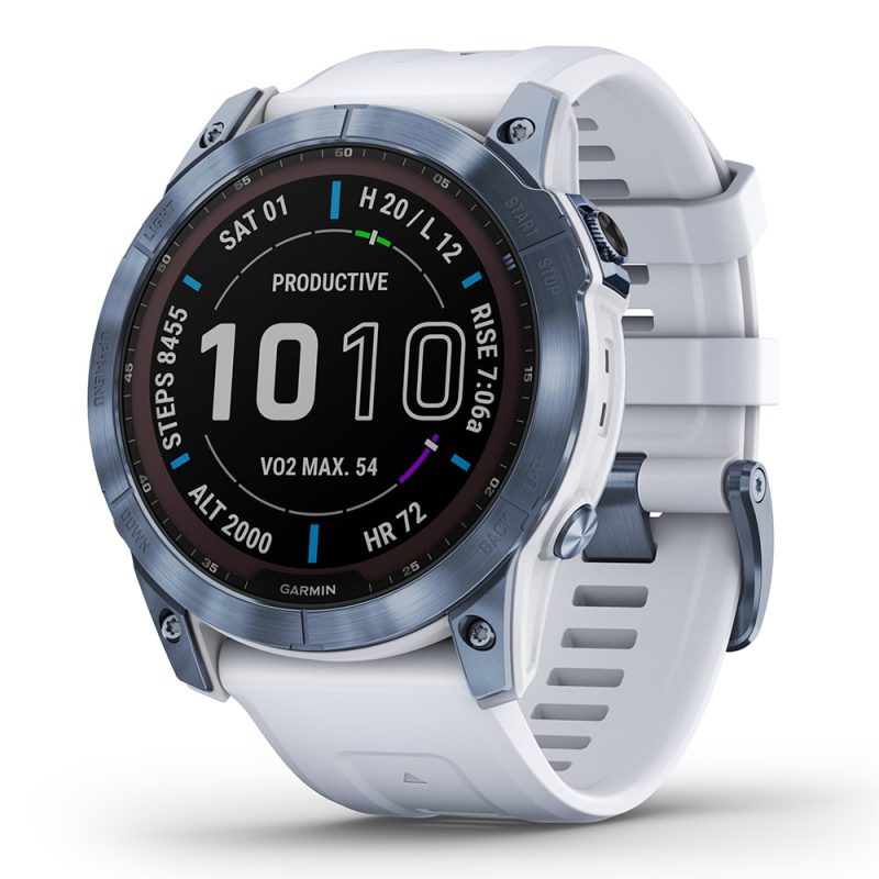 Garmin fenix 7x Sapphire Solar Mineral Blue 1