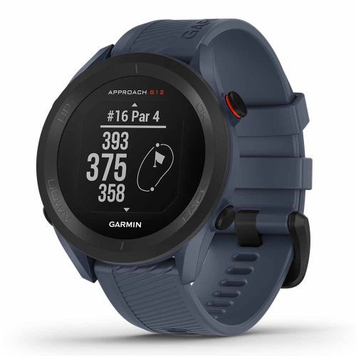 Garmin Approach S12 Golf Watch - Granite Blue - Right Angle