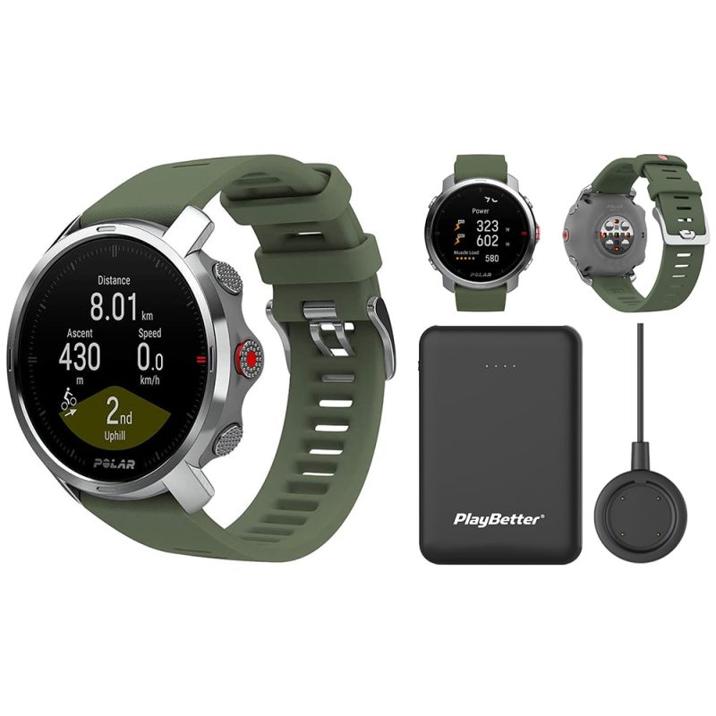 POLAR Grit X Outdoor Watch Green bundle