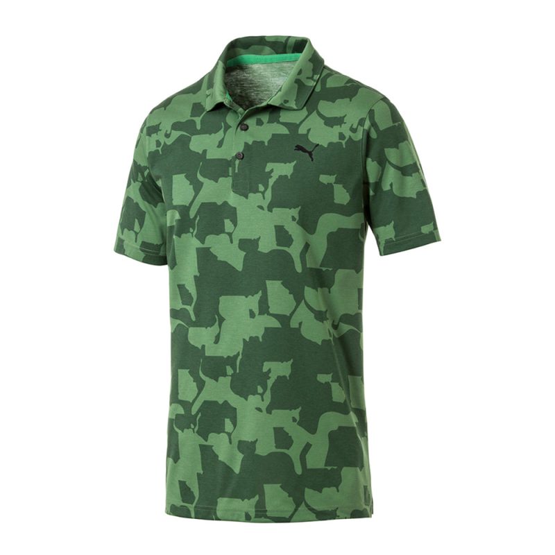 PUMA Union Camo Golf Polo union green 1