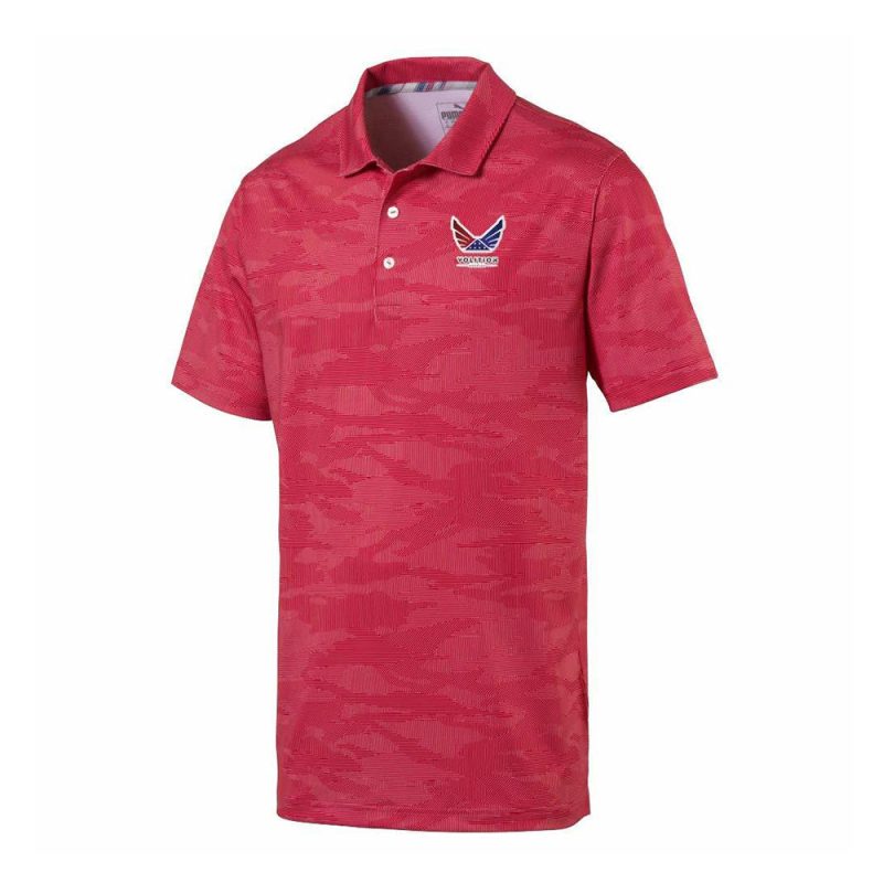 PUMA Volition Signature Golf Polo high risk red