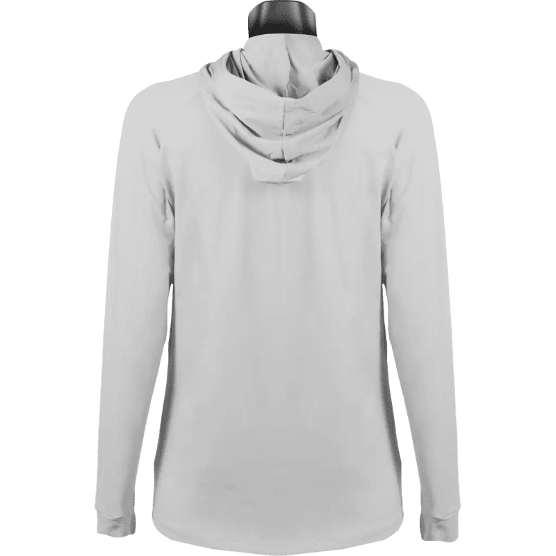 SECOND LAYER HOODI WOMEN WHITE BACK