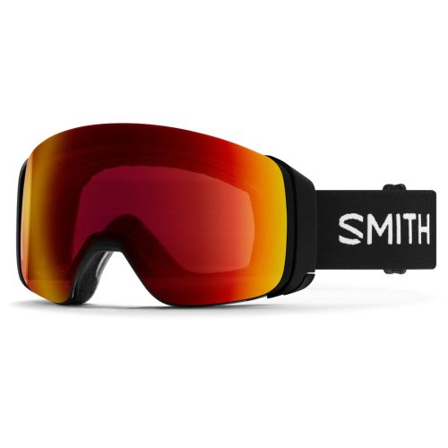 Smith Optics 4D Mag Snow Goggles Black Sun Red Mirror 1