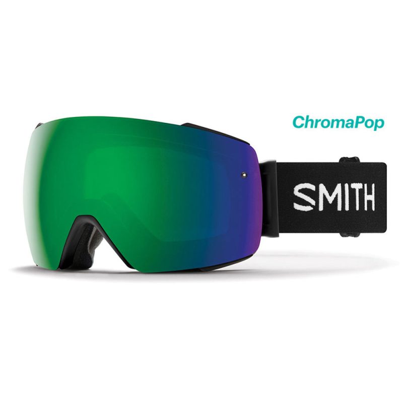 Smith Optics IO Mag Snow Goggles Black Green Mirror 1