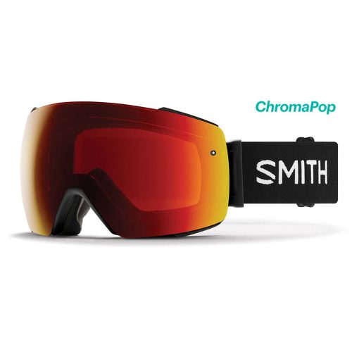 Smith Optics IO Mag Snow Goggles Black Sun Red Mirror 1