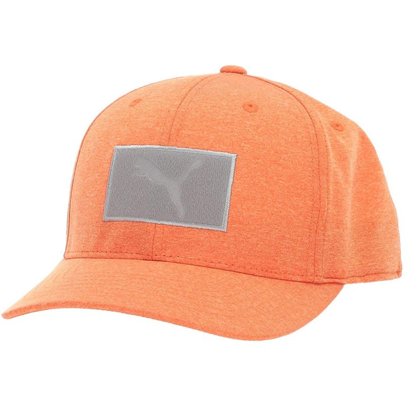 Utility Patch 110 Snapback Golf Cap Orange