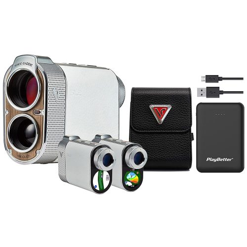 2021 Voice Caddie SL2 Hybrid GPS/Laser Rangefinder with PlayBetter Portable Charger