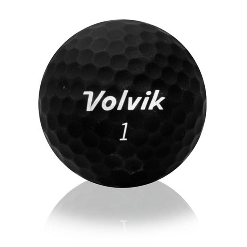 Volvik Vivid Matte Black Golf Balls 3