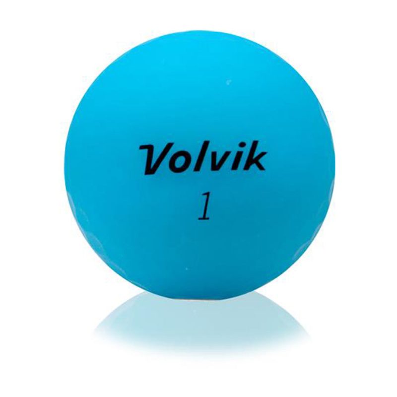 Volvik Vivid Matte Blue Golf Balls 3