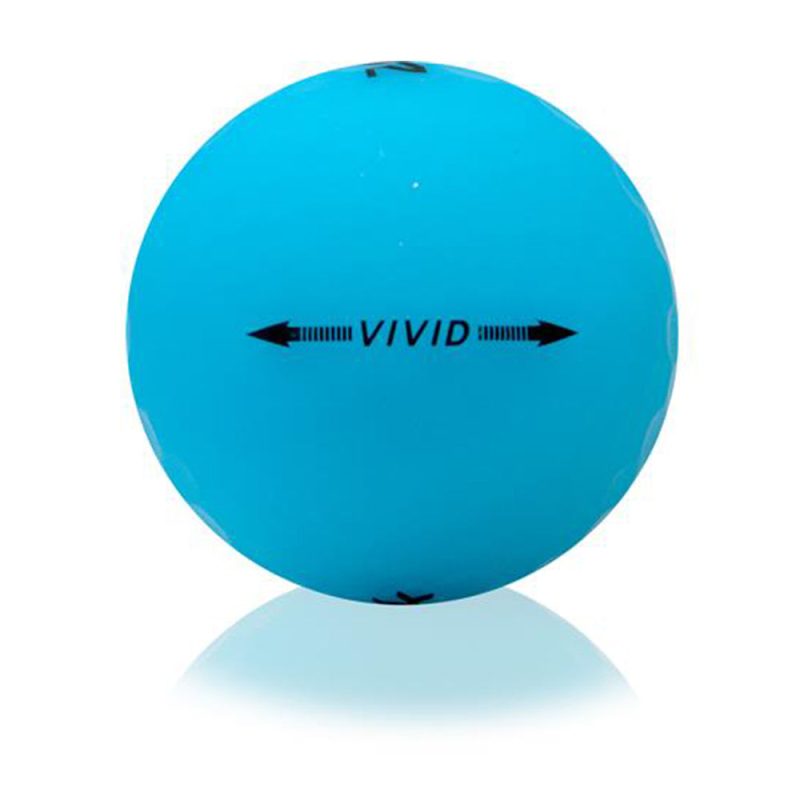 Volvik Vivid Matte Blue Golf Balls 4