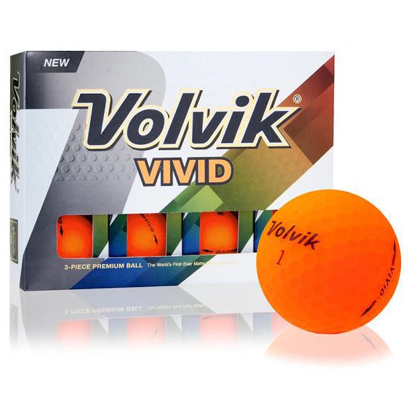 Volvik Vivid Matte Orange Golf Balls 1 d70c290f 2b2d 4aea ba3c db6997f7af79