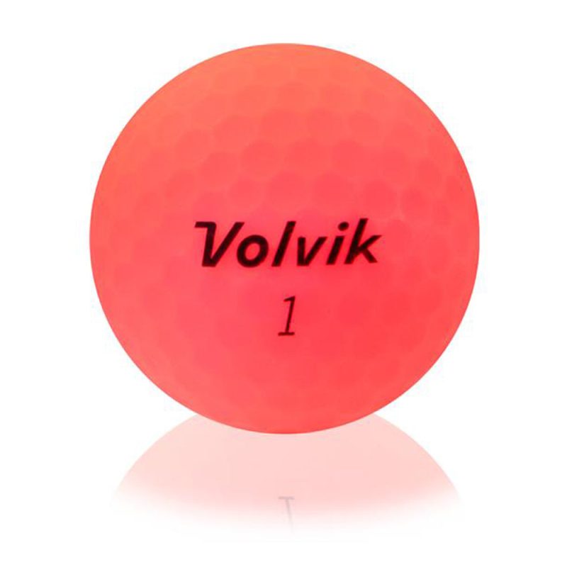 Volvik Vivid Matte Pink Golf Balls 3