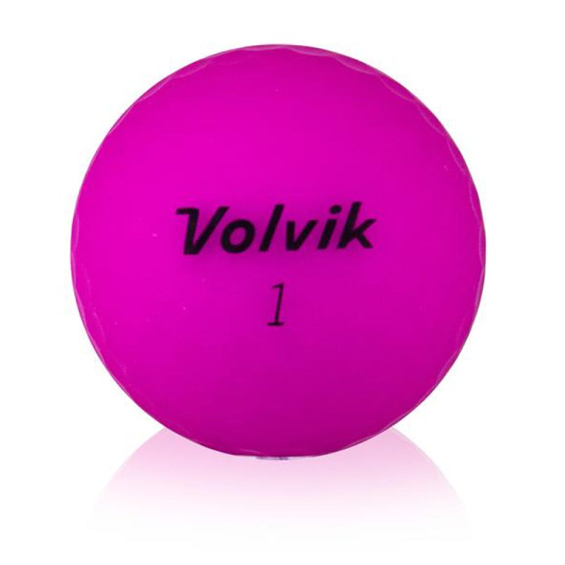 Volvik Vivid Matte Purple Golf Balls 3