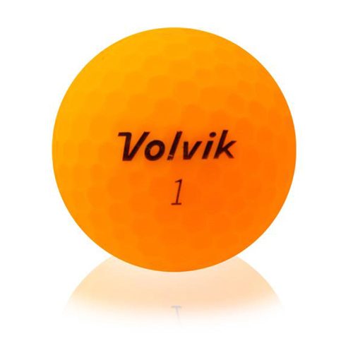 Volvik Vivid Matte Sherebet Orange Golf Balls 3