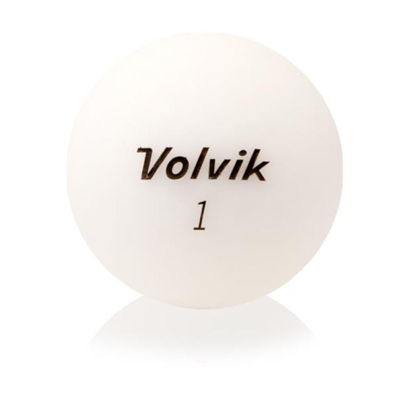 Volvik Vivid Matte White Golf Balls 3