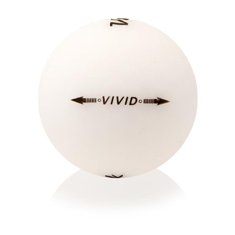 Volvik Vivid Matte White Golf Balls 4