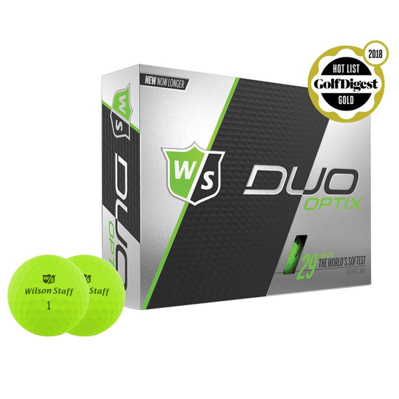 WilsonStaffDuoSoftOptixGolfBalls Green