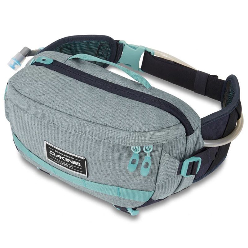 Dakine Hot Laps 5L Bike Waist Bag - Lead Blue - Front Angle