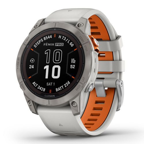 fenix 7 Pro Sapphire Solar Titanium Ember Orange 1