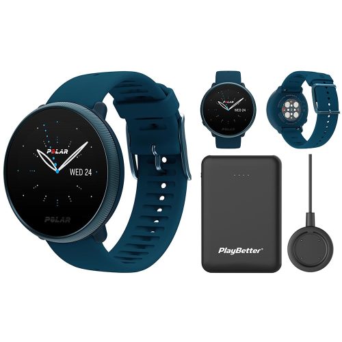 polar ignite2 storm blue bundle