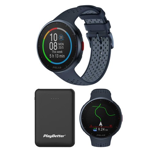 polar pacer pro watch blue bundle