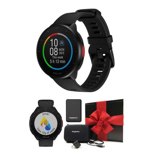 polar pacer watch black gift box