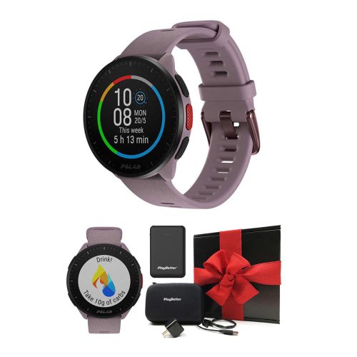 polar pacer watch purple gift box