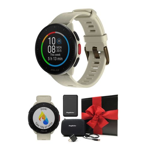 polar pacer watch white gift box