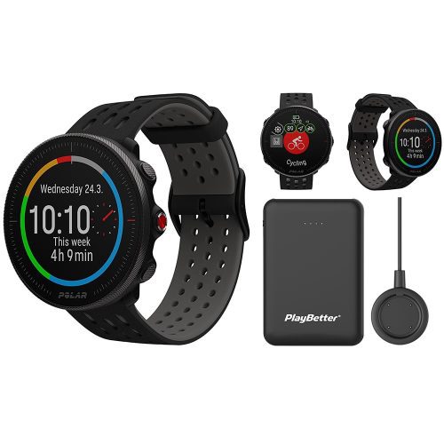 polar vantage m2 black gray bundle