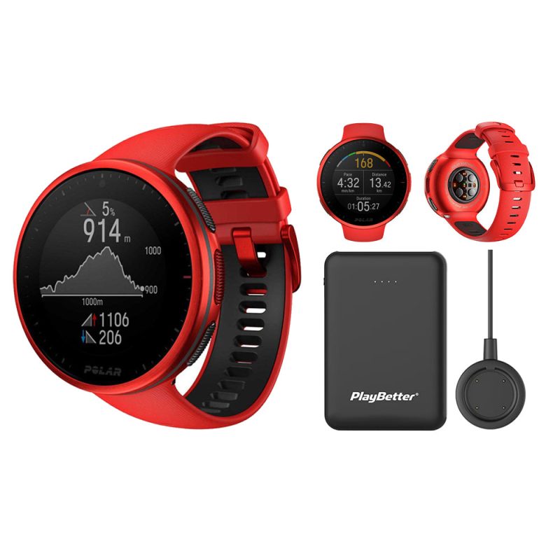 polar vantage v2 red bundle