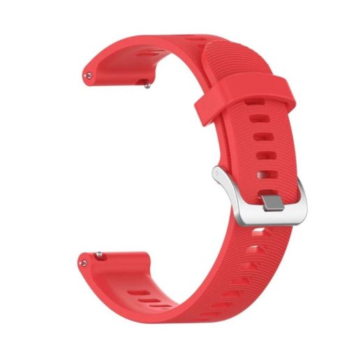 red silicone watch