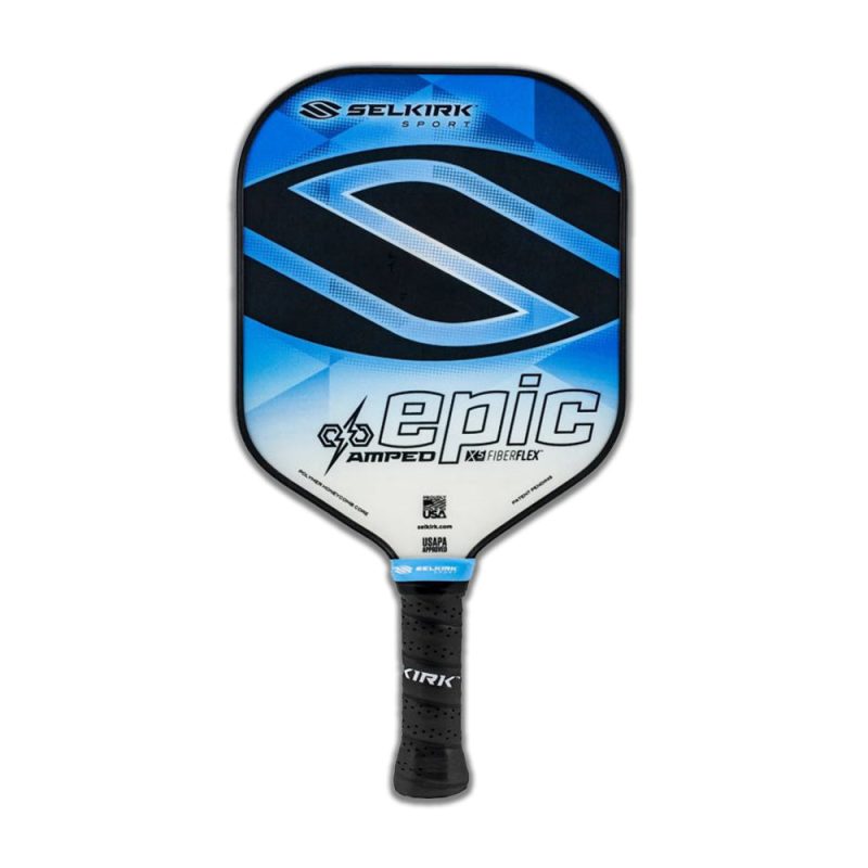 selkirk amped epic pickleball paddle blue