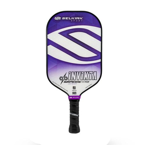 selkirk amped invikta pickleball paddle purple