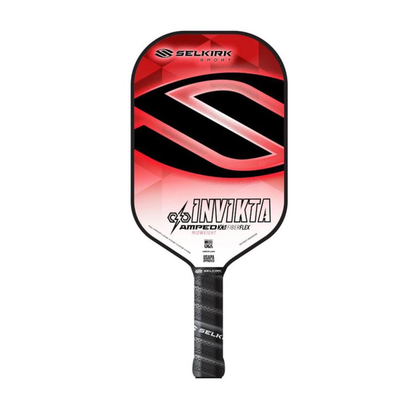 selkirk amped invikta pickleball paddle red